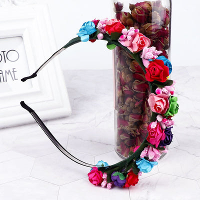 Fashion Floral Flower Party Wedding Crown Hair Wreaths Headband Hair Band Garland