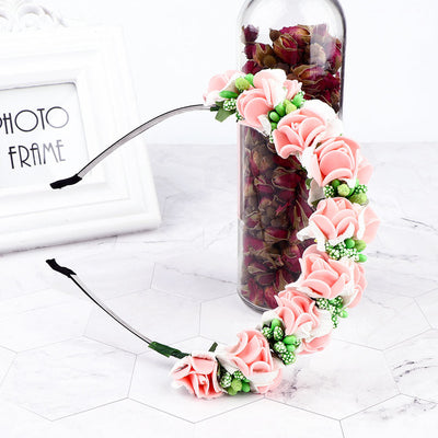 Fashion Floral Flower Party Wedding Crown Hair Wreaths Headband Hair Band Garland