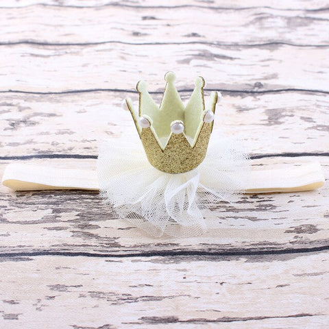 Girls Hairbands Head Accessories Baby Princess Queen Rhinestone Tiara Headbands Hair Band Children Elastic Flower Crown Headwear