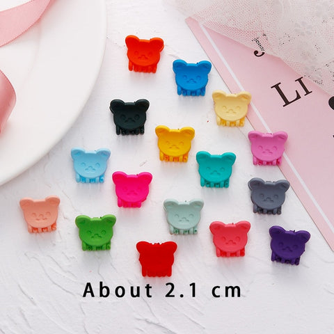 10Pcs/Lot Cute Girls Heart Flower Crown Animals Colorful Hair Claws Sweet Hairpins Hair Clips Headband Fashion Hair Accessories