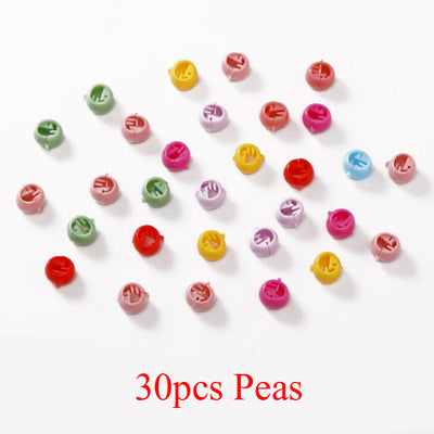 10-100 Pcs/Box Children Cartoon Hair Accessories Colorful Flower Hair Claw Mini Hairpins Girls Rabbit Crown Hair Clips Headdress