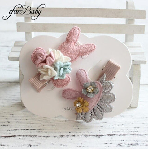 Girl Hair clips ,flower clips.Cute Children Accessories Hair pin