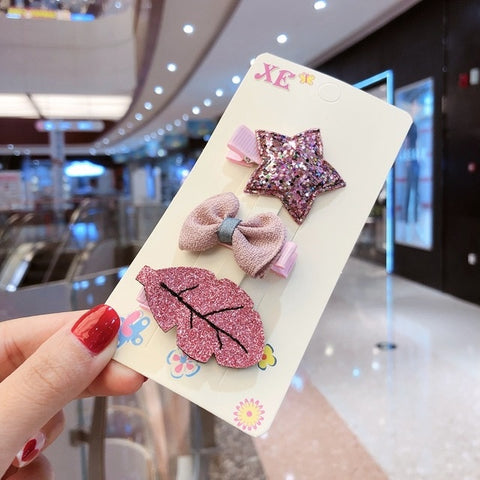 2020 New Cartoon Princess Flower Hairpins Girls Kids Hair Clips Bows Gifts Accessories For Children Hairclip Barrettes Headdress