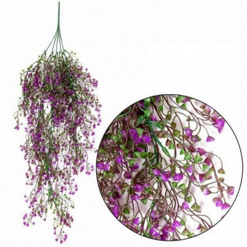 Artificial Fake Silk Flower Vine Hanging Garland Plant Home Garden Wedding Decor  fake flowers  artificial plants