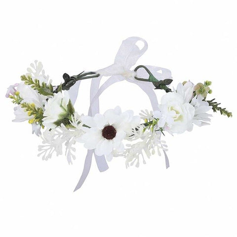 LEVAO New Spring Autumn Fashion Women Lady Girls Wedding Flower Wreath Crown Headband Floral Garlands Hair Band Hair Accessories