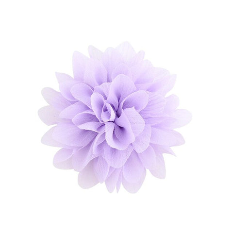 UNTAMED Approx 4" Chiffon Flower Hairpin Children Hair Clip Kids Girls Hairclips Headdress Barrette Headwear Hair Accessorises