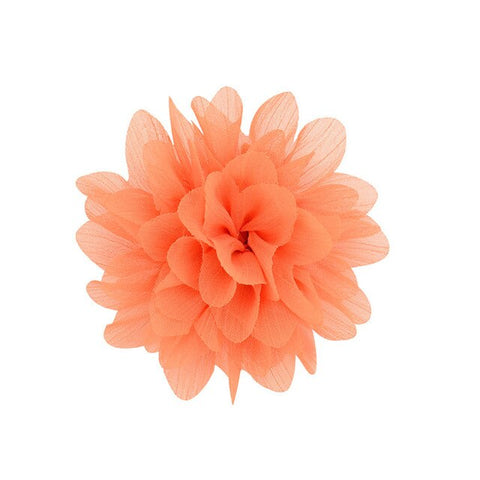 UNTAMED Approx 4" Chiffon Flower Hairpin Children Hair Clip Kids Girls Hairclips Headdress Barrette Headwear Hair Accessorises