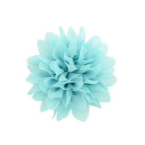 UNTAMED Approx 4" Chiffon Flower Hairpin Children Hair Clip Kids Girls Hairclips Headdress Barrette Headwear Hair Accessorises