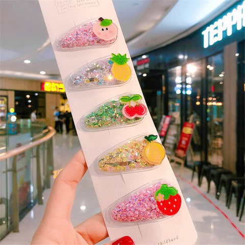 2020 New Cartoon Princess Flower Hairpins Girls Kids Hair Clips Bows Gifts Accessories For Children Hairclip Barrettes Headdress