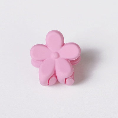 Cute Small Flower Hair Claw Children Hair Clip Hair Accessories Headwear Baby Bow Kids Baby Girls Hairpins Full Cover Clips