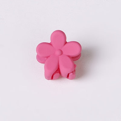 Cute Small Flower Hair Claw Children Hair Clip Hair Accessories Headwear Baby Bow Kids Baby Girls Hairpins Full Cover Clips