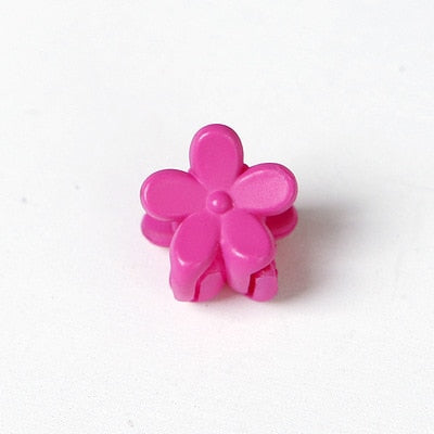 Cute Small Flower Hair Claw Children Hair Clip Hair Accessories Headwear Baby Bow Kids Baby Girls Hairpins Full Cover Clips