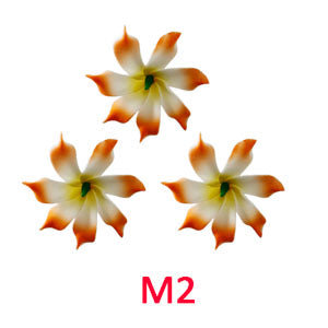 3pcs  4cm /6cm /8cm /10cm /12cmFoam Hawaiian Plumeria flower hairpin Frangipani Flower bridal hair clip