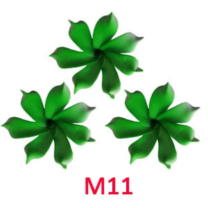 3pcs  4cm /6cm /8cm /10cm /12cmFoam Hawaiian Plumeria flower hairpin Frangipani Flower bridal hair clip