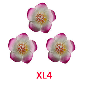 3pcs  4cm /6cm /8cm /10cm /12cmFoam Hawaiian Plumeria flower hairpin Frangipani Flower bridal hair clip