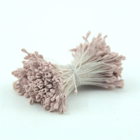 350pcs 5mm Mini Stamen Matte Handmade Artificial Flowers For Wedding Party Home Decoration DIY Flower Garland Craft Accessories