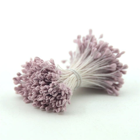 350pcs 5mm Mini Stamen Matte Handmade Artificial Flowers For Wedding Party Home Decoration DIY Flower Garland Craft Accessories