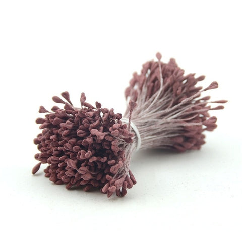 350pcs 5mm Mini Stamen Matte Handmade Artificial Flowers For Wedding Party Home Decoration DIY Flower Garland Craft Accessories