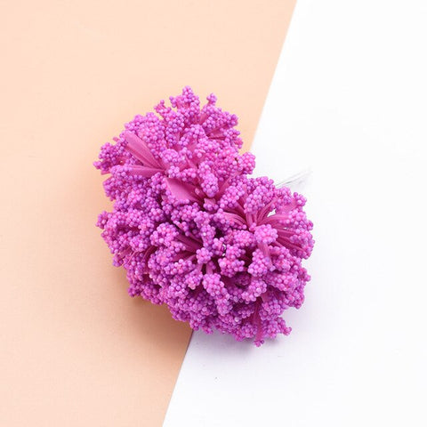 12pcs Wedding home decor PE lavender home decoration accessories flowers for scrapbook diy garland gifts box artificial flowers