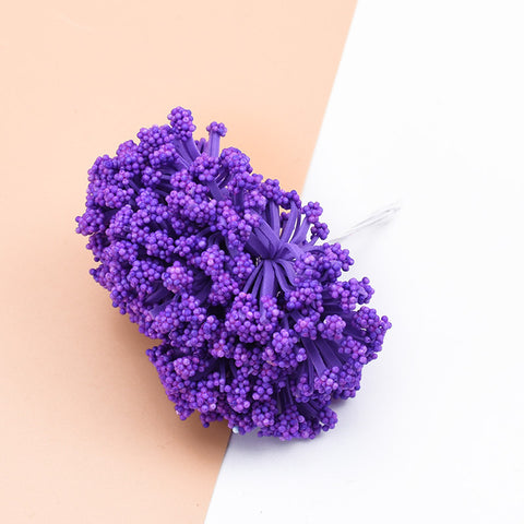 12pcs Wedding home decor PE lavender home decoration accessories flowers for scrapbook diy garland gifts box artificial flowers