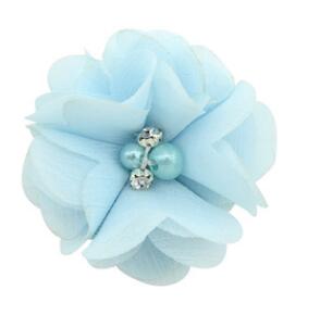 1 Pcs Baby hair solid Chiffon Flower clips Newborn baby Mini Hair Clips Hair Accessories Kids Hair Barrettes girls clips