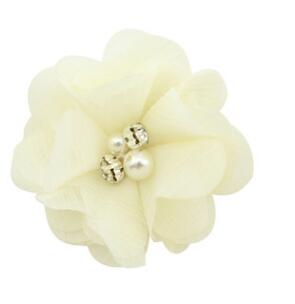 1 Pcs Baby hair solid Chiffon Flower clips Newborn baby Mini Hair Clips Hair Accessories Kids Hair Barrettes girls clips