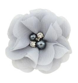 1 Pcs Baby hair solid Chiffon Flower clips Newborn baby Mini Hair Clips Hair Accessories Kids Hair Barrettes girls clips