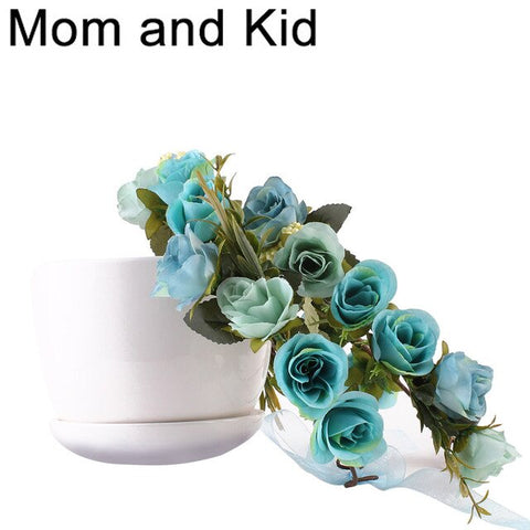 Mom and Me Matching Flower Headband 2020 Lovely Newborn Headband Flower Crown Wreath Mother Kids Garland Hair Band Accessories