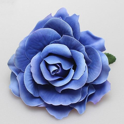 1PC Rose Artificial Flower Brooch Bridal Wedding Party Hairpin Women Hair Clips Headwear Party Girls Festival Hair Accessories