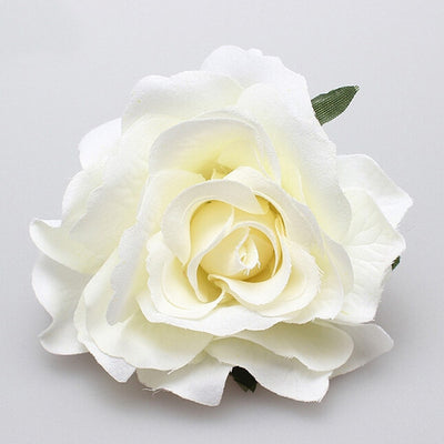 1PC Rose Artificial Flower Brooch Bridal Wedding Party Hairpin Women Hair Clips Headwear Party Girls Festival Hair Accessories