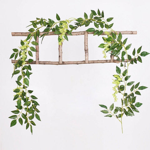 7ft 2m Flower String Artificial Wisteria Vine Garland Plants Foliage Outdoor Home Trailing Flower Fake Flower Hanging Wall Decor