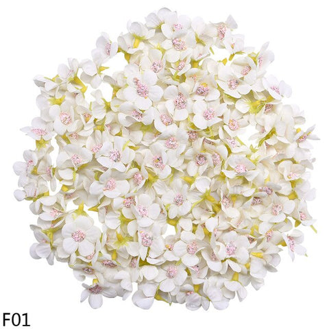 50Pcs 2cm Mini Silk Artificial Daisy Flower Head DIY Rattans Garland Headdress Fake Flowers For Home Party Wedding Decoration