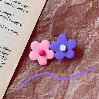 fashion hair clips for women Candy Color Hairpins Geometric Waterdrop Hairgrip Flower Hair Clips girls Hair Accessories hairpins