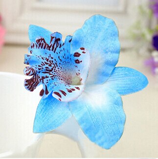 1Pc Wedding Decoration Hairwear Barrette Beach Hair Accessory Women Girl Bohemia Bridal Flower Orchid Leopard Hair Clip Hairpin