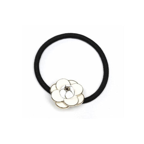 Hair Accessories Women Fashion Style Big Rose Flower Camellia Hair Bands Elastic Hair Rope Ring Hair Clip For Girls