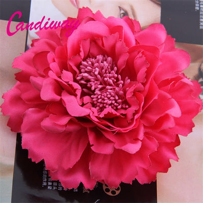 Flower Headwear Flower Corsage Women Brooch Pins Wedding Party Gift Fabric Flower Popular Style 1PCS Hair Clips hair accessories