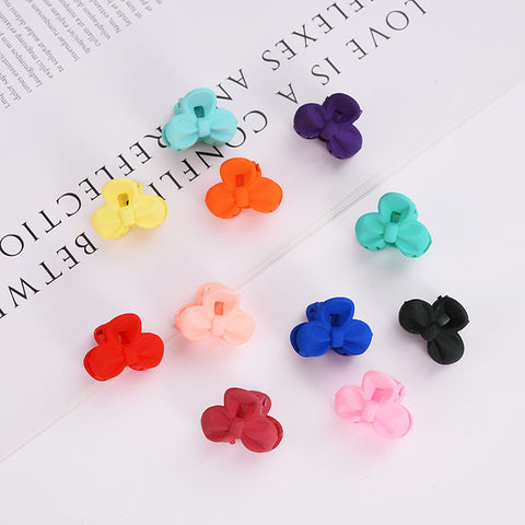 10 pcs/lot Sweet Small Hair Clip Hairpins Baby Girls Butterfly Rabbit Flower Crabs Hair Claws Hair Accessory Mini Cute Jewelry