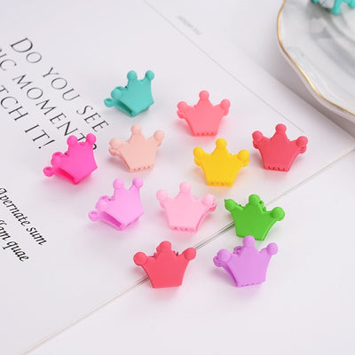 10 pcs/lot Sweet Small Hair Clip Hairpins Baby Girls Butterfly Rabbit Flower Crabs Hair Claws Hair Accessory Mini Cute Jewelry