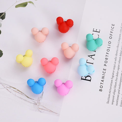 10 pcs/lot Sweet Small Hair Clip Hairpins Baby Girls Butterfly Rabbit Flower Crabs Hair Claws Hair Accessory Mini Cute Jewelry