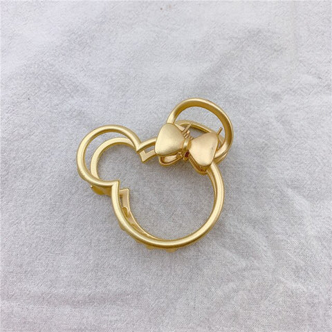 Women star flower Gold Hair Claws Clip Alloy metal geometry Hair Crab Clamp Accessories pearl Hairpin Hairgrip Barrette headwear