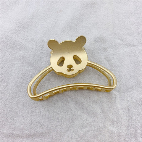 Women star flower Gold Hair Claws Clip Alloy metal geometry Hair Crab Clamp Accessories pearl Hairpin Hairgrip Barrette headwear