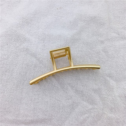 Women star flower Gold Hair Claws Clip Alloy metal geometry Hair Crab Clamp Accessories pearl Hairpin Hairgrip Barrette headwear