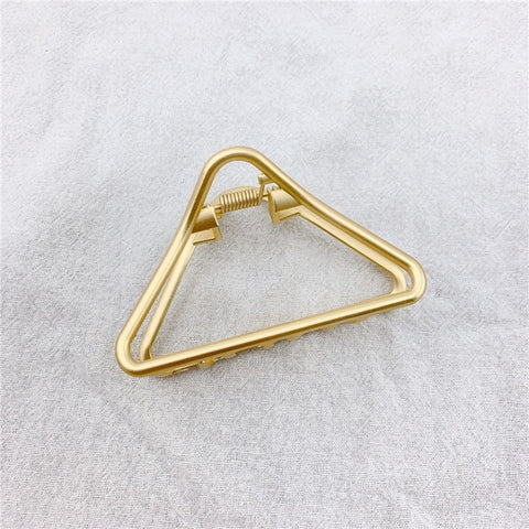 Women star flower Gold Hair Claws Clip Alloy metal geometry Hair Crab Clamp Accessories pearl Hairpin Hairgrip Barrette headwear