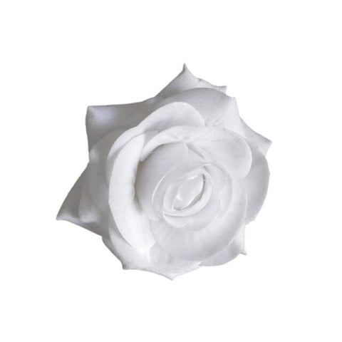 Women Velvet Cloth Rose Hair Clip Simulation Artificial Flower Corsage Brooch Pin Wedding Party Flamenco Dancer Hair Accessories