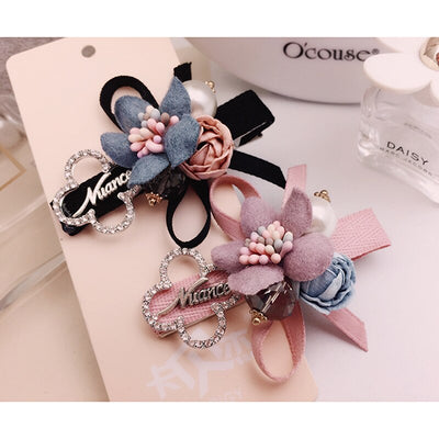 Butterfly knot Japanese Liu Hai CLIP simple hairpin hairpin headdress Korean flower side CLIP lady word CLIP