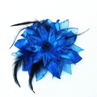 New Arrival Dark Blue Hair Ornaments Headwear Flower Women Fashion Hairpins Hair Clip For Girls Hair Headdress Accessories