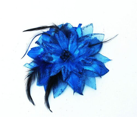 New Arrival Dark Blue Hair Ornaments Headwear Flower Women Fashion Hairpins Hair Clip For Girls Hair Headdress Accessories