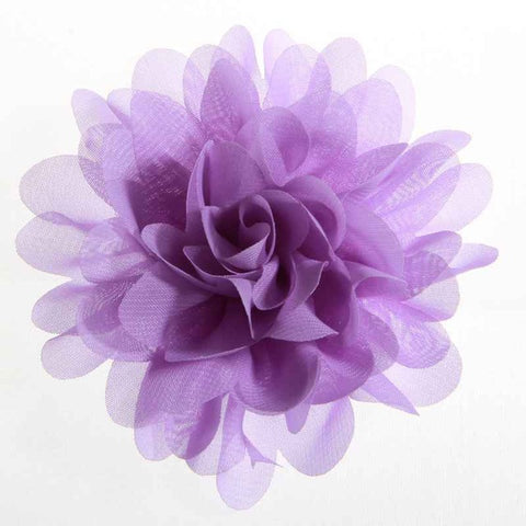 5PCS 3.9" 9.8CM Big Chiffon Flowers For Girls Headbands Fabric Puff Flower For Hair Clips Accessories Corsage Supplies