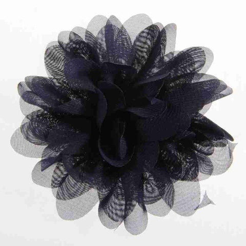 5PCS 3.9" 9.8CM Big Chiffon Flowers For Girls Headbands Fabric Puff Flower For Hair Clips Accessories Corsage Supplies