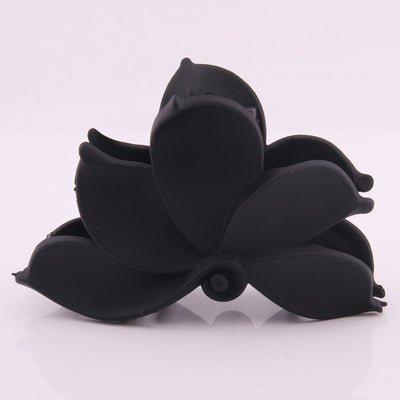 hot design hair claw clips leaves flower shape ponytail holder tins clamp crab for hair strong bit force high-polish finish